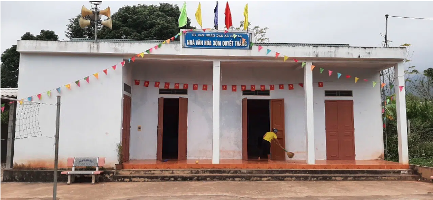 The location of Happy Library #11 in Quyet Thang.